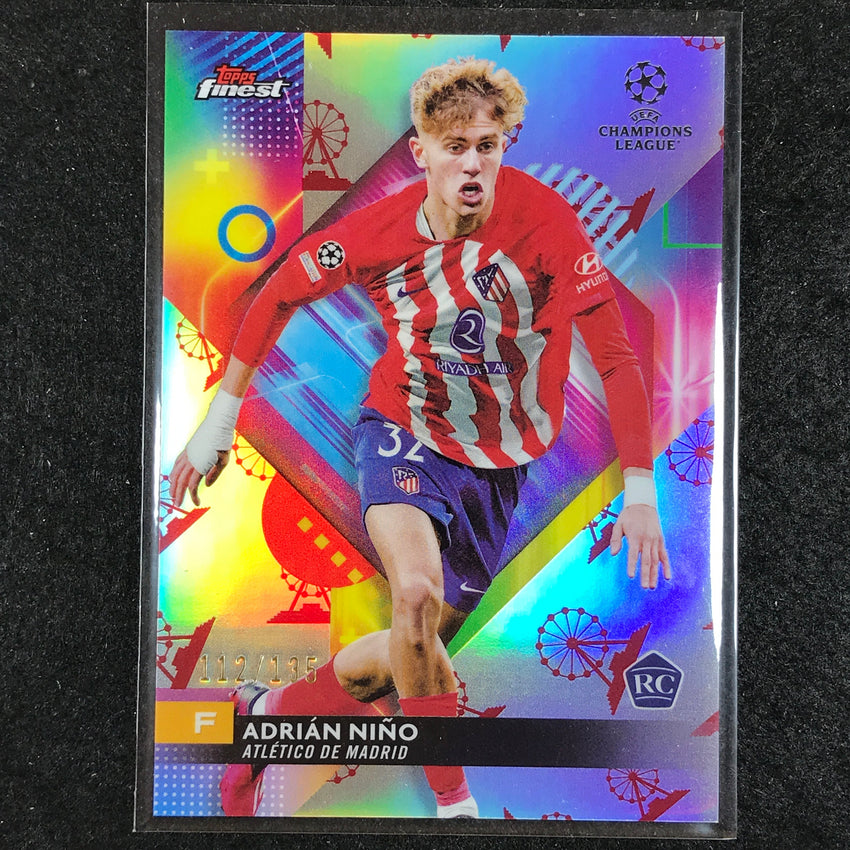 2023-24 UEFA Club Comp Finest ADRIAN NI#Rookie Base Ferris Wheel 112/135 #77