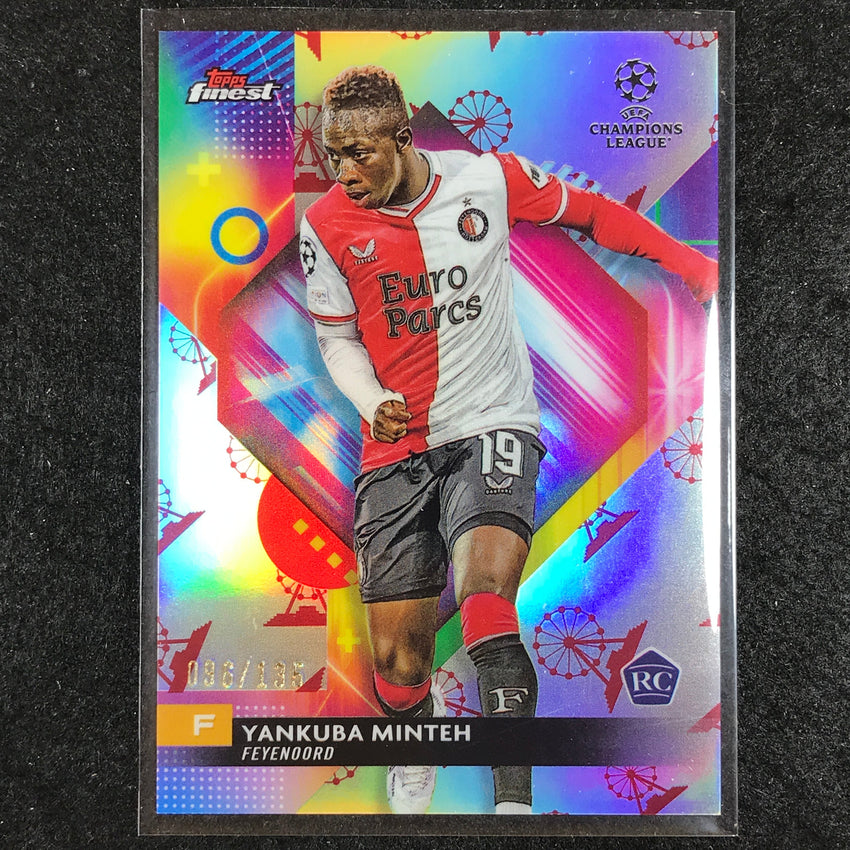 2023-24 UEFA Club Comp Finest YANKUBA MINTEH Rookie Ferris Wheel 96/135 #91