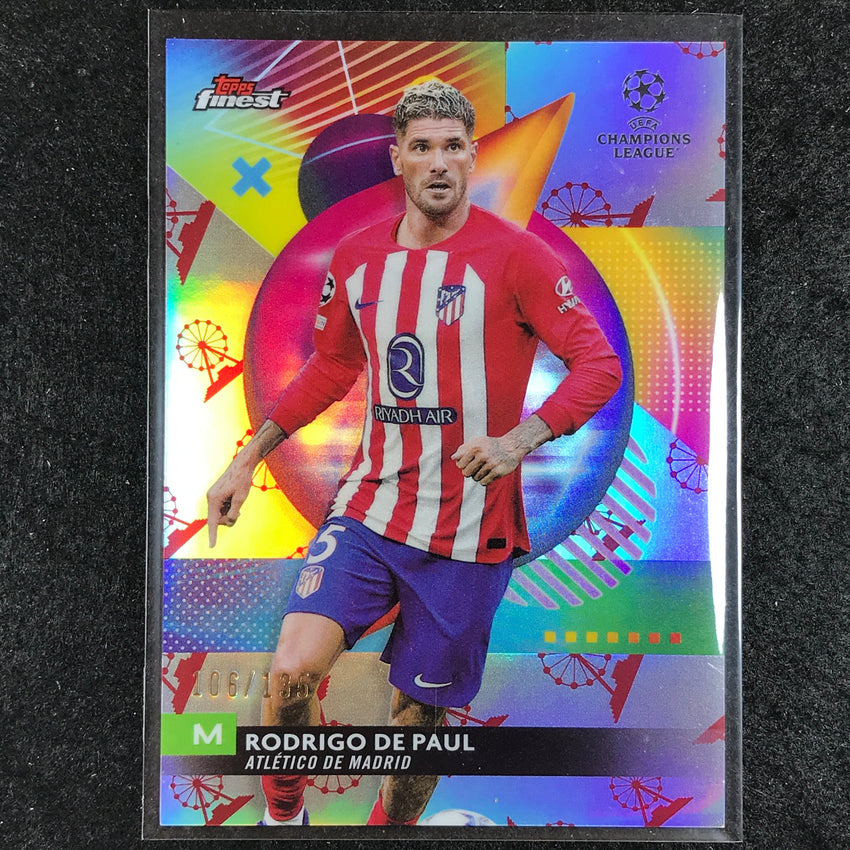 2023-24 UEFA Club Comp Finest RODRIGO DE PAUL Base Ferris Wheel 106/135 #136