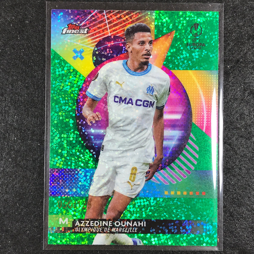 2023-24 UEFA Club Comp Finest AZZEDINE OUNAHI Base Speckle Green 50/125 #117