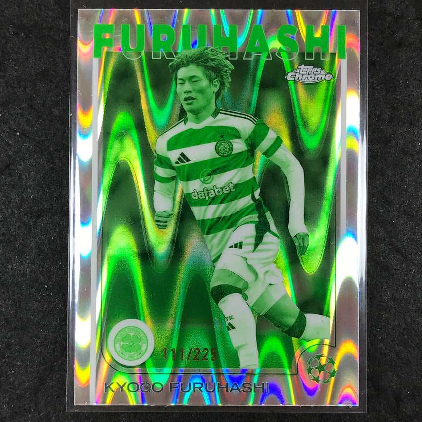 2024-25 Topps Chrome UEFA Club Comp KYOGO FURUHASHI Night Vision /225 #140