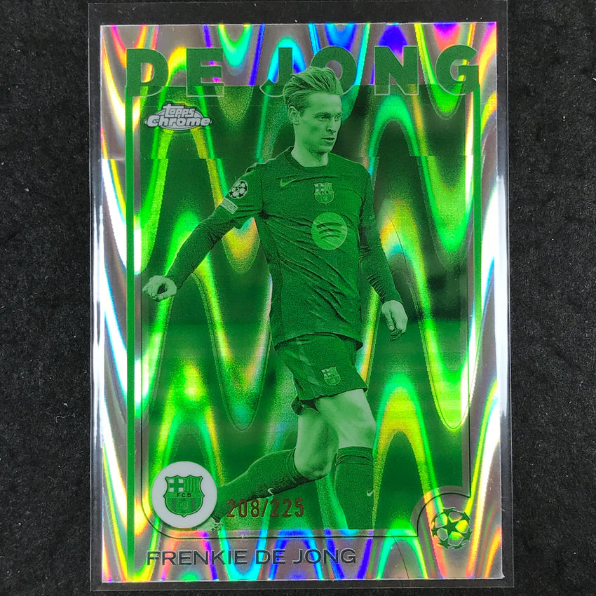 2024-25 Topps Chrome UEFA Club Comp FRENKIE DE JONG Night Vision /225 #172