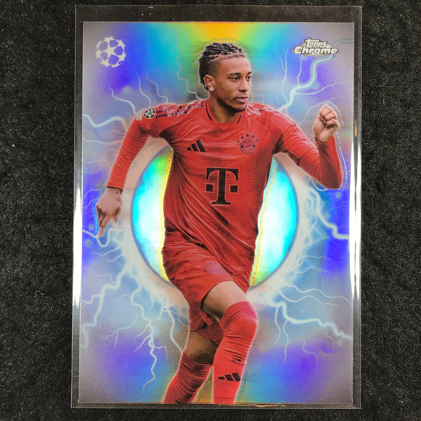 2024-25 Topps Chrome UEFA Club Comp MICHAEL OLISE Circle Power High Voltage #7