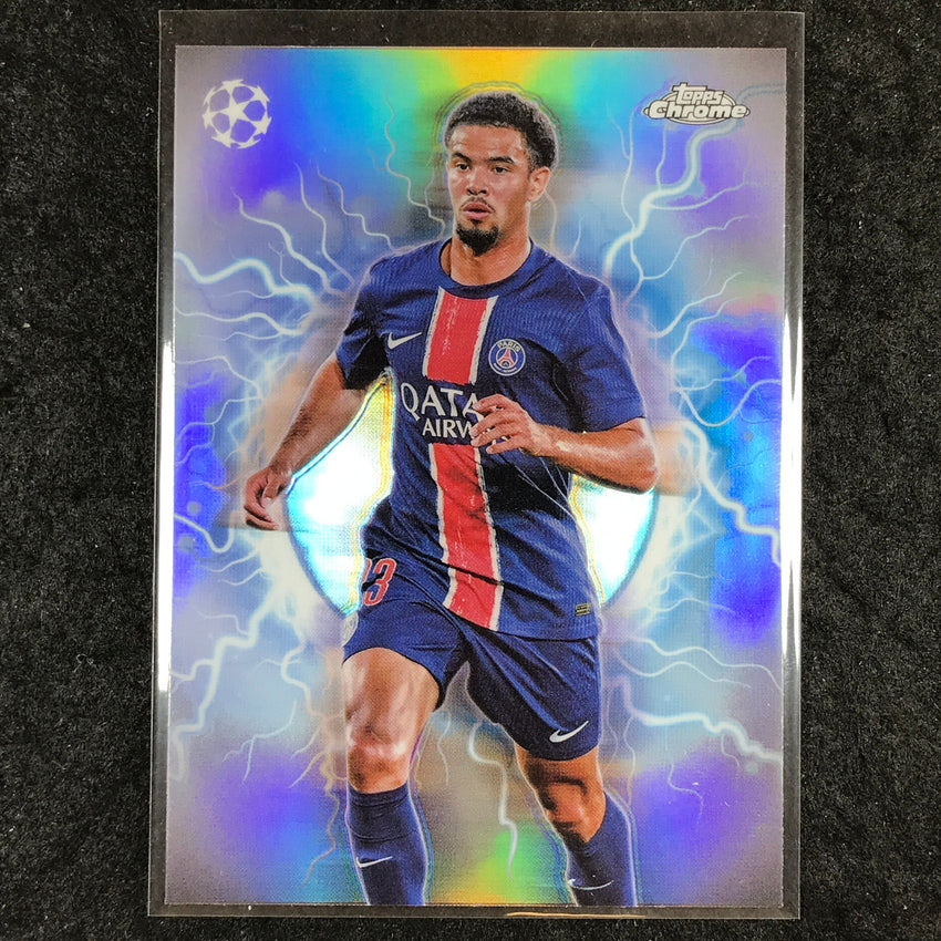 2024-25 Topps Chrome UEFA Club Comp ZAIRE-EMERY Circle of Power High Voltage #14