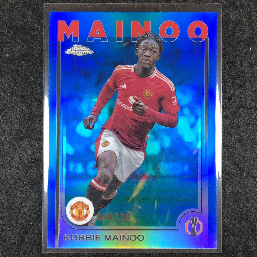 2024-25 Topps Chrome UEFA Club Comp KOBBIE MAINOO Base Blue /150 #29