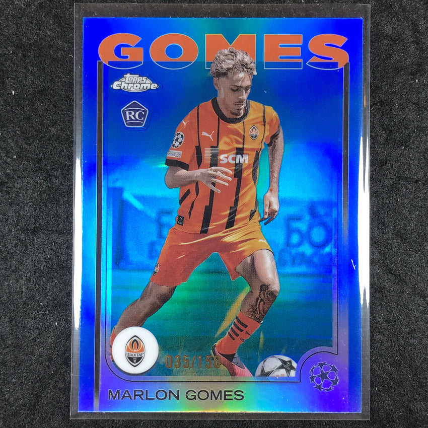 2024-25 Topps Chrome UEFA Club Comp MARLON GOMES Rookie Base Blue /150 #30