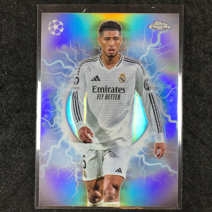 2024-25 Topps Chrome UEFA Club Comp BELLINGHAM Circle of Power High Voltage #18