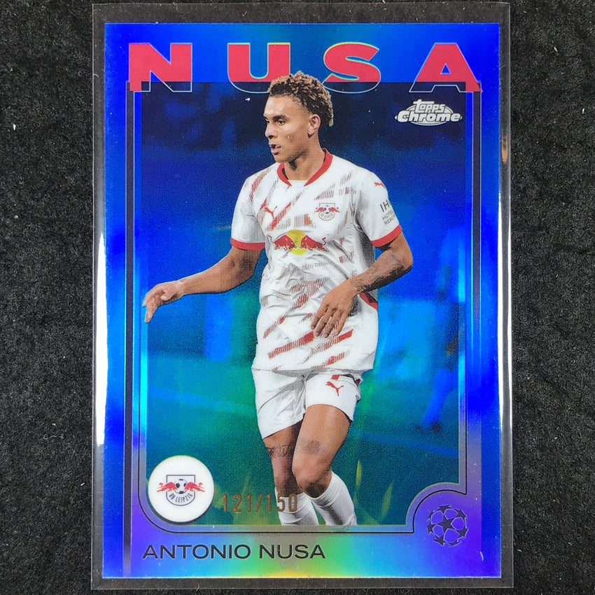 2024-25 Topps Chrome UEFA Club Comp ANTONIO NUSA Base Blue /150 #175