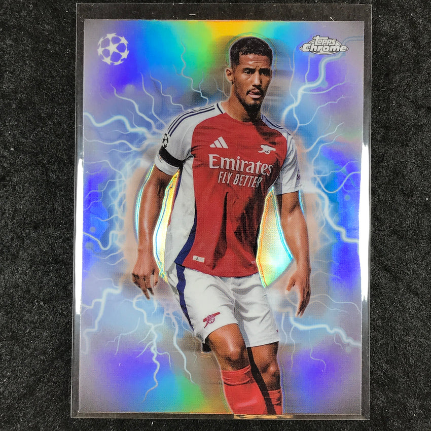 2024-25 Topps Chrome UEFA Club Comp WILLIAM SALIBA Circle Power High Voltage #19
