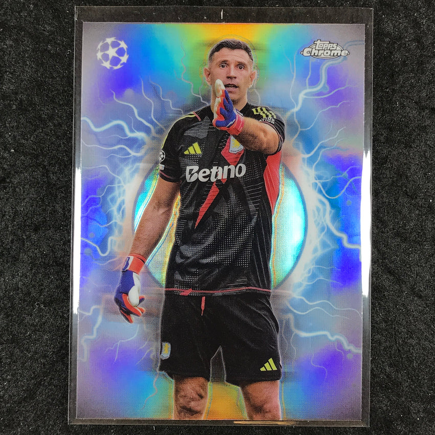 2024-25 Topps Chrome UEFA Club Comp MARTINEZ Circle of Power High Voltage #20
