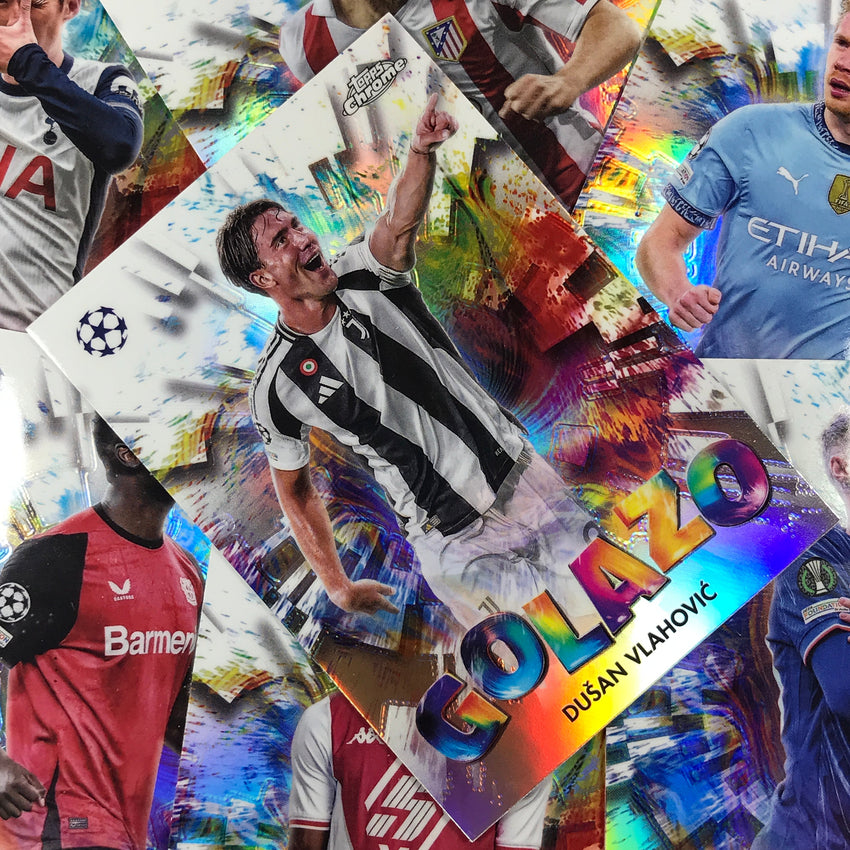 2024-25 Topps Chrome UEFA Club Comp XAVI SIMONS Golazo Base #14