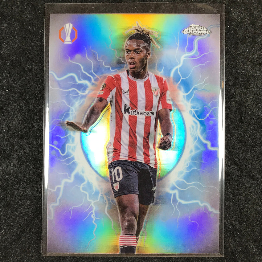 2024-25 Topps Chrome UEFA Club Comp NICO WILLIAMS Circle Power High Voltage #30