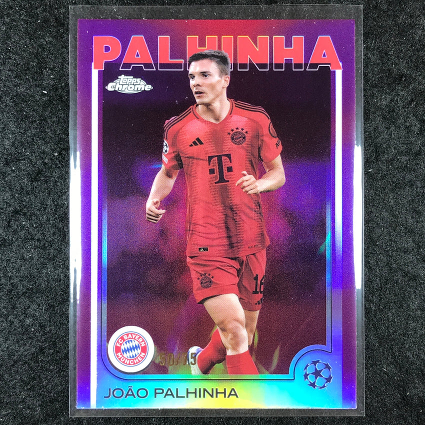 2024-25 Topps Chrome UEFA Club Comp JOAO PALHINHA Base Magenta 50/75 #98
