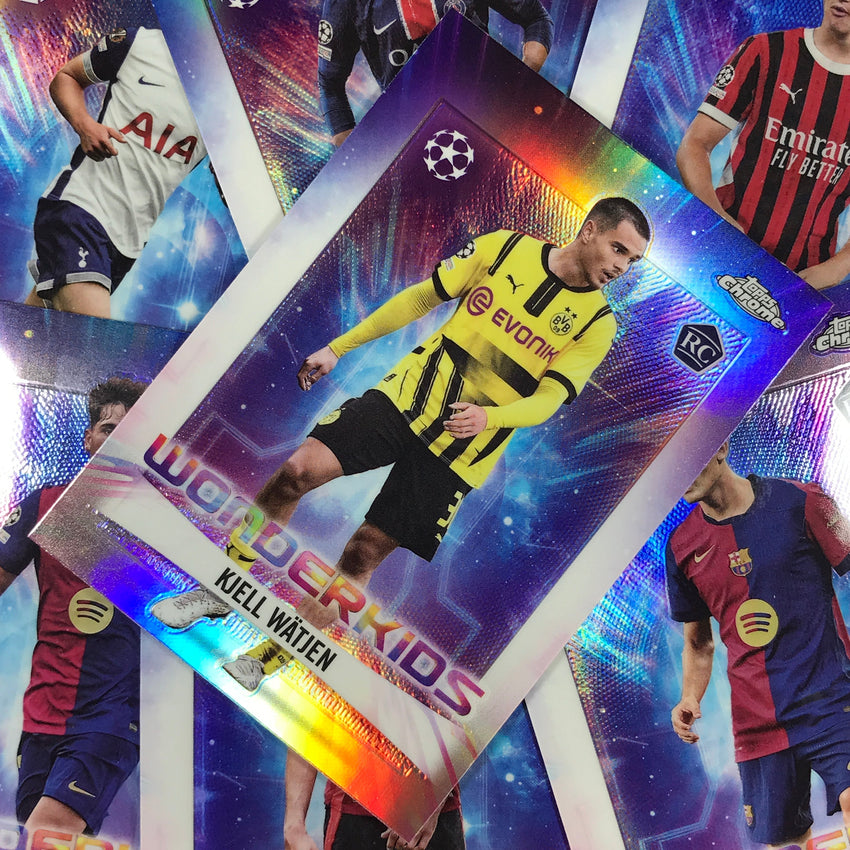 2024-25 Topps Chrome UEFA Club Comp LAMINE YAMAL Wonderkids Base #1