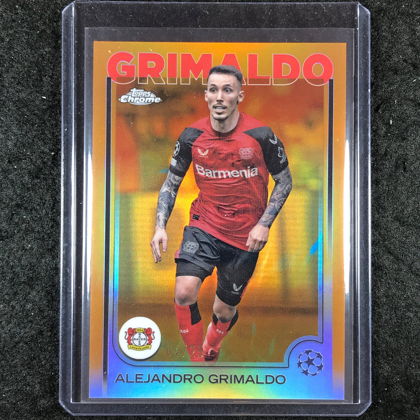 2024-25 Topps Chrome UEFA Club Comp ALEJANDRO GRIMALDO Base Orange 4/25 #3
