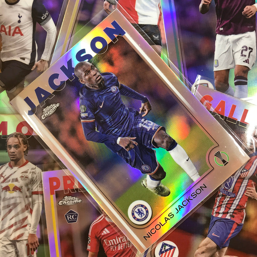 2024-25 Topps Chrome UEFA Club Comp ETHAN WHEATLEY Base Rookie Refractor #180
