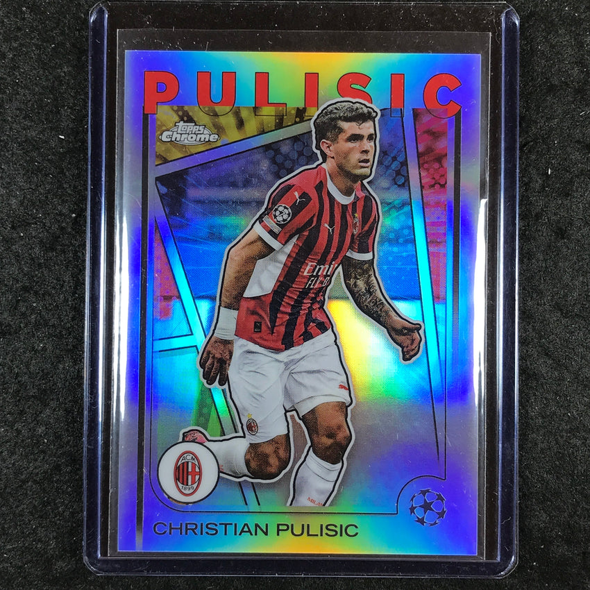 2024-25 Topps Chrome UEFA Club Comp CHRISTIAN PULISIC Hero Variation SSP #76