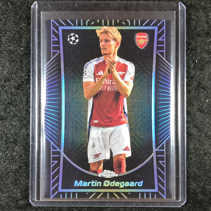 2024-25 Topps Chrome UEFA Club Comp MARTIN ODEGAARD Shadow Etch SP #2