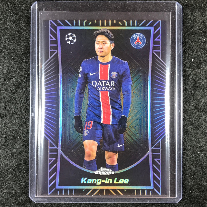 2024-25 Topps Chrome UEFA Club Comp KANG-IN LEE Shadow Etch SP #7
