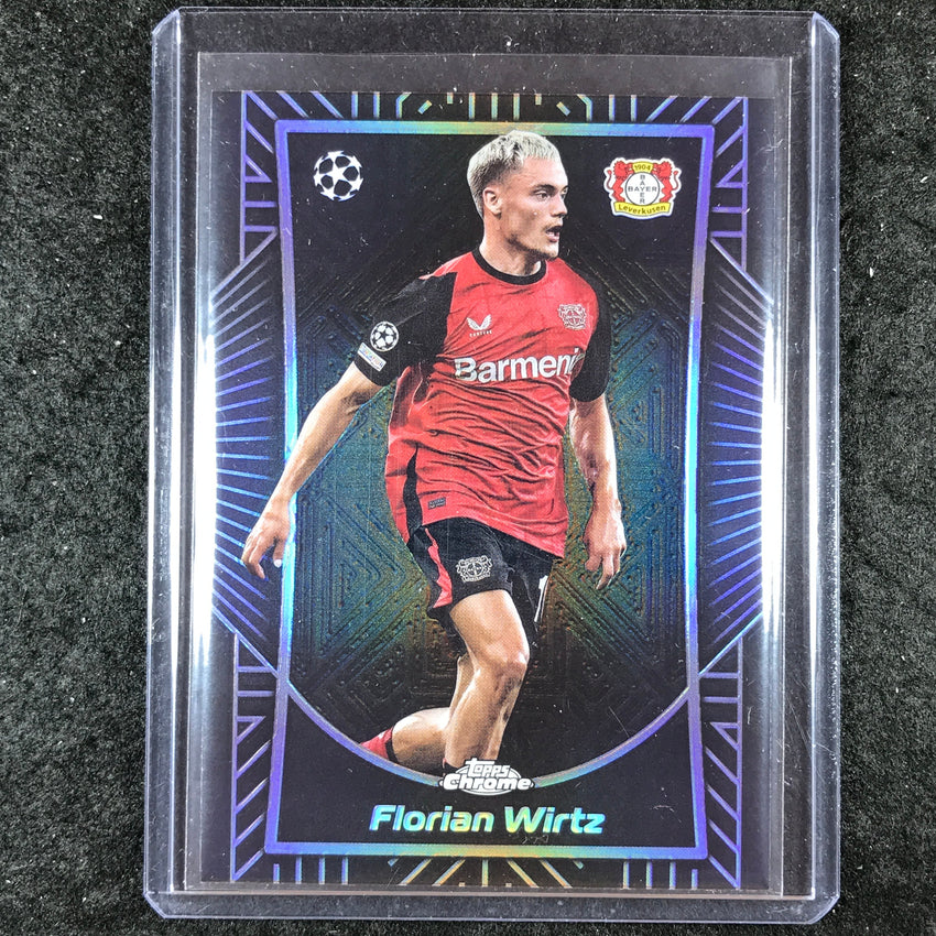 2024-25 Topps Chrome UEFA Club Comp FLORIAN WIRTZ Shadow Etch SP #12
