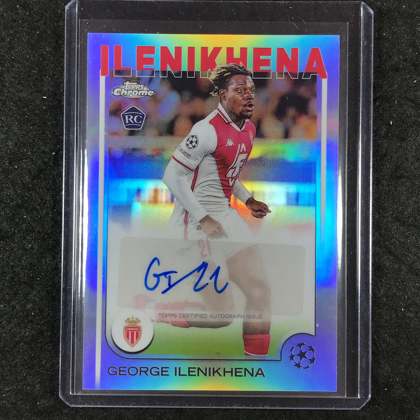 2024-25 Topps Chrome UEFA Club Comp GEORGE ILENIKHENA Rookie Auto Base #GI