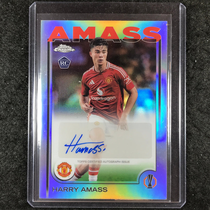 2024-25 Topps Chrome UEFA Club Comp HARRY AMASS Chrome Auto Base #HA