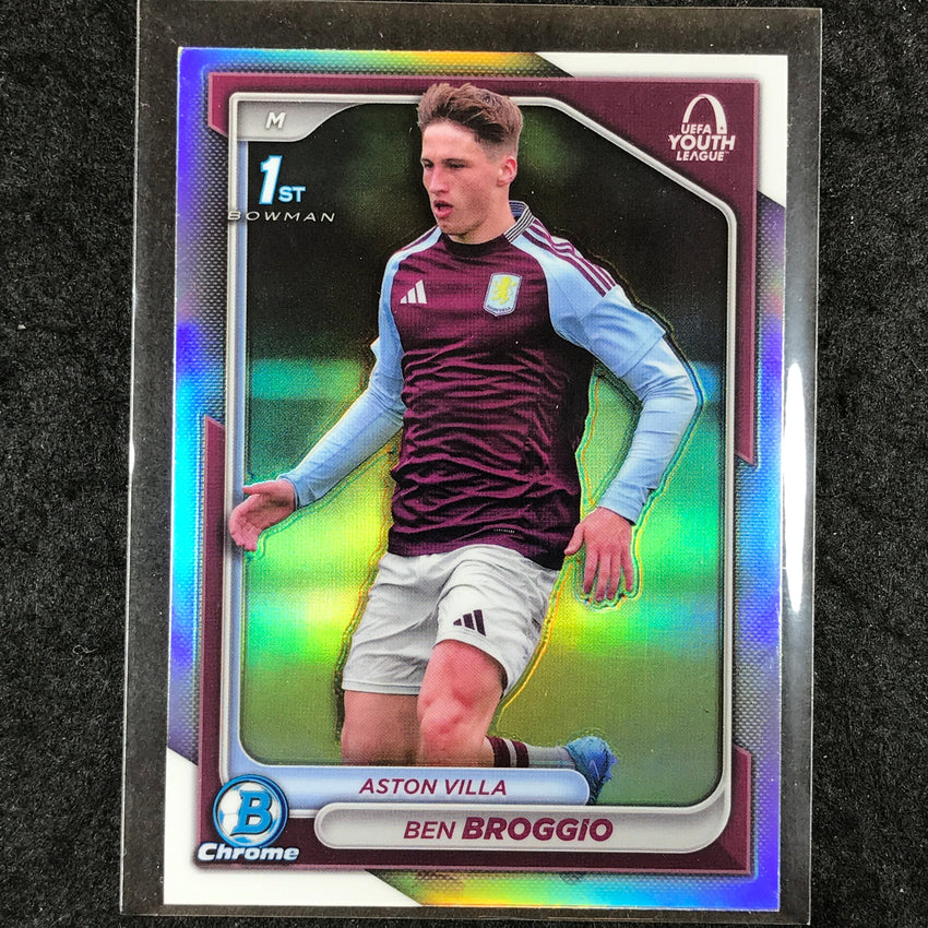 2024-25 Topps Chrome UEFA Club Comp BEN BROGGIO Bowman Youth League #BB