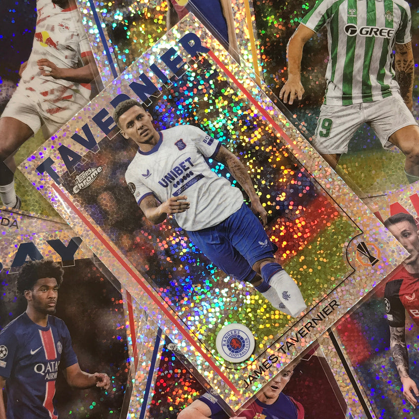 2024-25 Topps Chrome UEFA Club Comp JAMES TAVERNIER Base Speckle #26