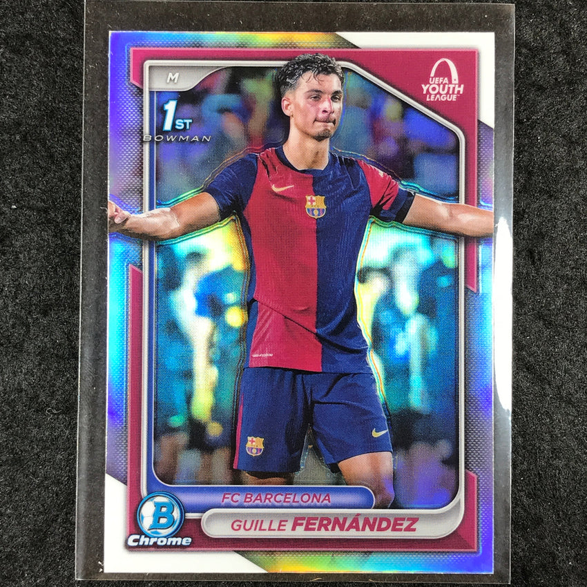 2024-25 Topps Chrome UEFA Club Comp GUILLE FERNANDEZ Bowman Youth League #GF