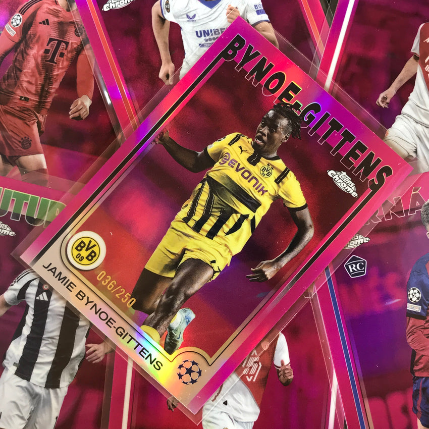 2024-25 Topps Chrome UEFA Club Comp GABRIEL MARTINELLI Base Pink /250 #5