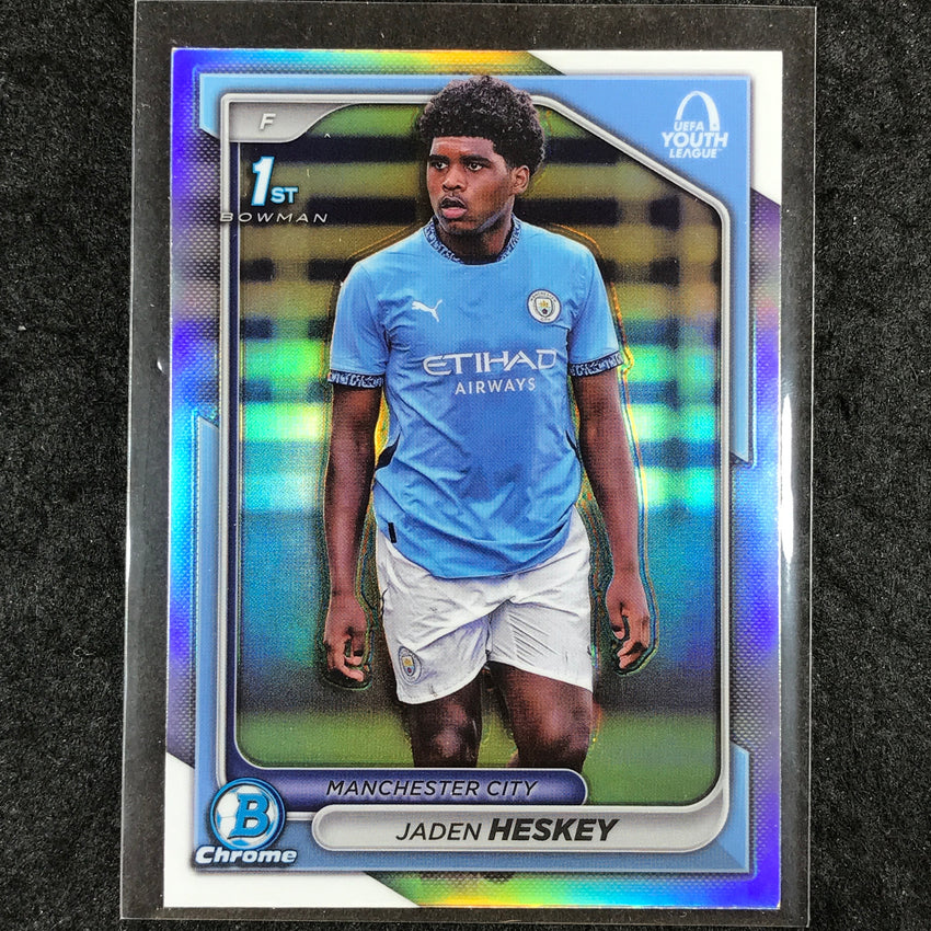 2024-25 Topps Chrome UEFA Club Comp JADEN HESKEY Bowman Youth League #JH