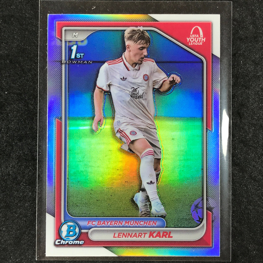 2024-25 Topps Chrome UEFA Club Comp LENNART KARL Bowman Youth League #LK