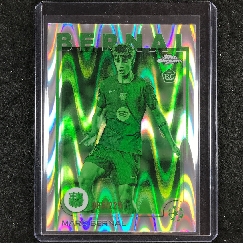 2024-25 Topps Chrome UEFA Club Comp MARC BERNAL Rookie Night Vision /225 #39