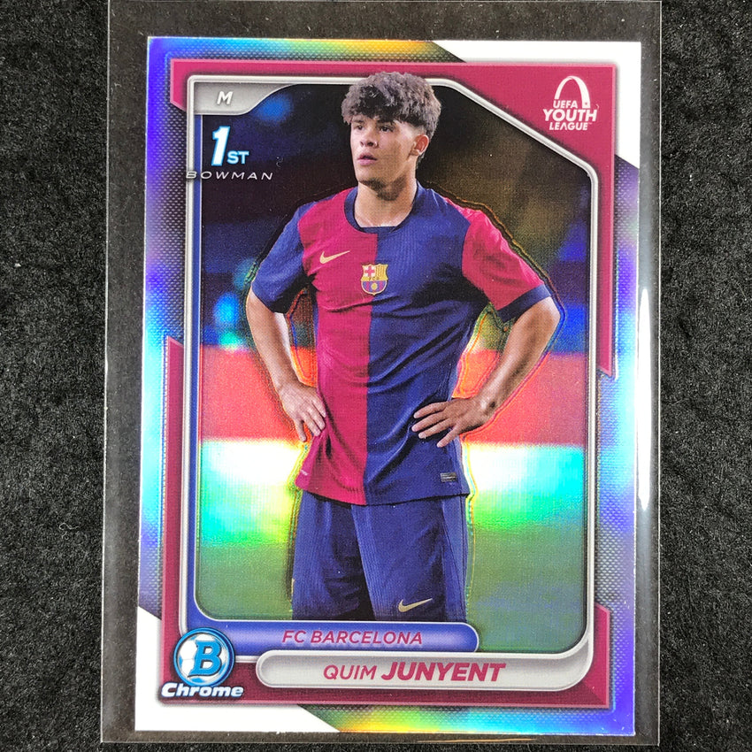 2024-25 Topps Chrome UEFA Club Comp QUIM JUNYENT Bowman Youth League #QJ
