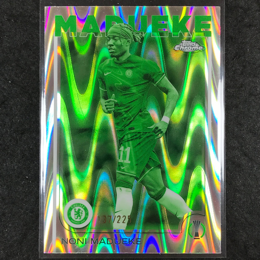 2024-25 Topps Chrome UEFA Club Comp NONI MADUEKE Night Vision RayWave /225 #113