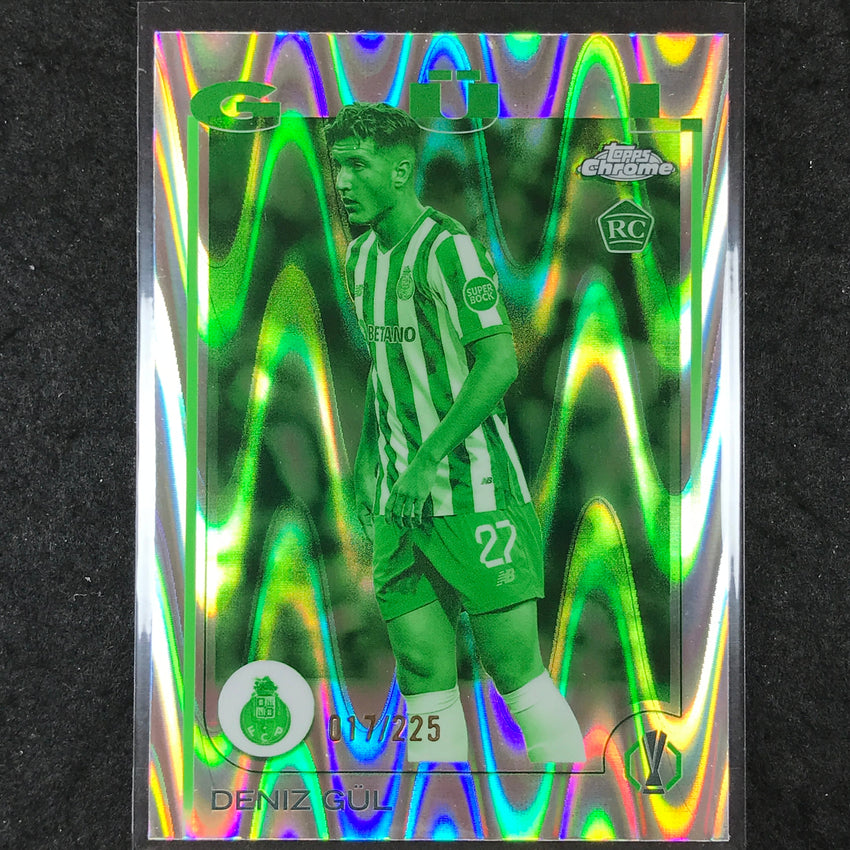 2024-25 Topps Chrome UEFA Club Comp DENIZ GUL Rookie Night Vision /225 #117