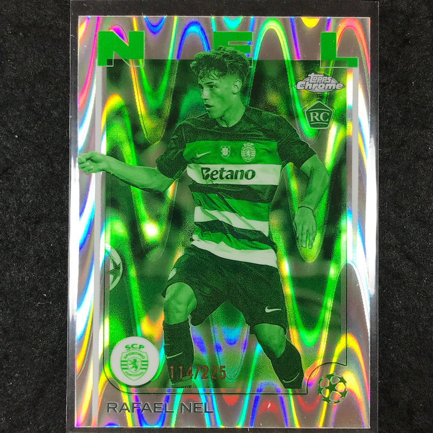 2024-25 Topps Chrome UEFA Club Comp RAFAEL NEL Rookie Night Vision /225 #132