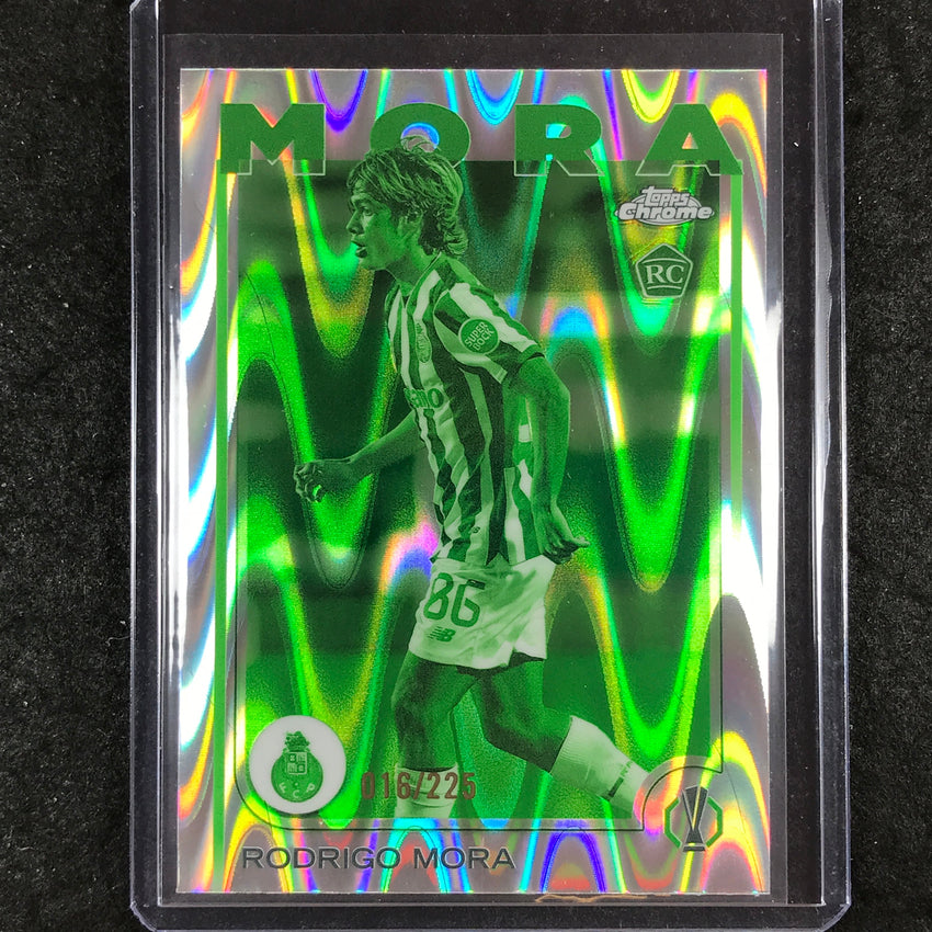 2024-25 Topps Chrome UEFA Club Comp RODRIGO MORA Rookie Night Vision /225 #137
