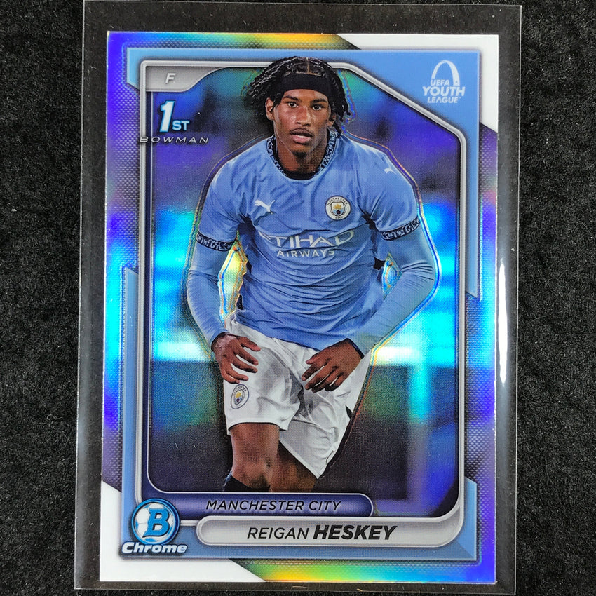 2024-25 Topps Chrome UEFA Club Comp REIGAN HESKEY Bowman Youth League #RH