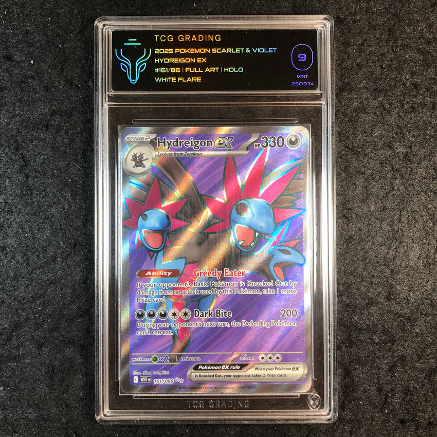 TCG 9 Hydreigon ex - 161/086 - Full Art White Flare 974