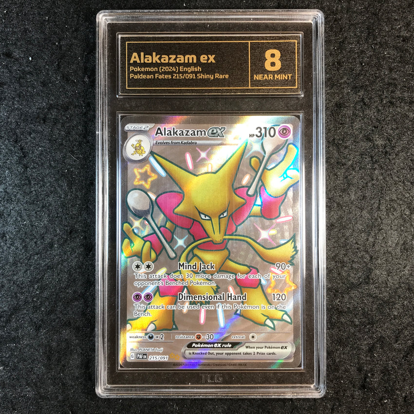 TCG 8 Alakazam ex - 215/091 - Shiny Rare Paldean Fates 836