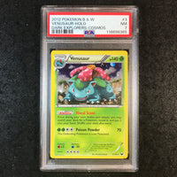 PSA 7 Venusaur - 3/108 - 2012 Cosmos Holo BW Dark Explorers 365