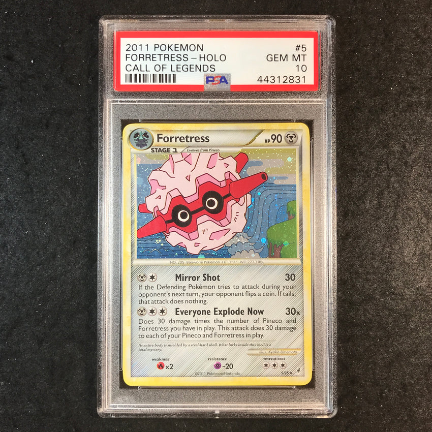 PSA 10 Forretress - 5/95 - 2011 Holo Call Of Legends 831