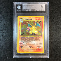 BGS 9 Charizard - 4/130 - Pokemon 2000 Holo Base Set 2 (421)