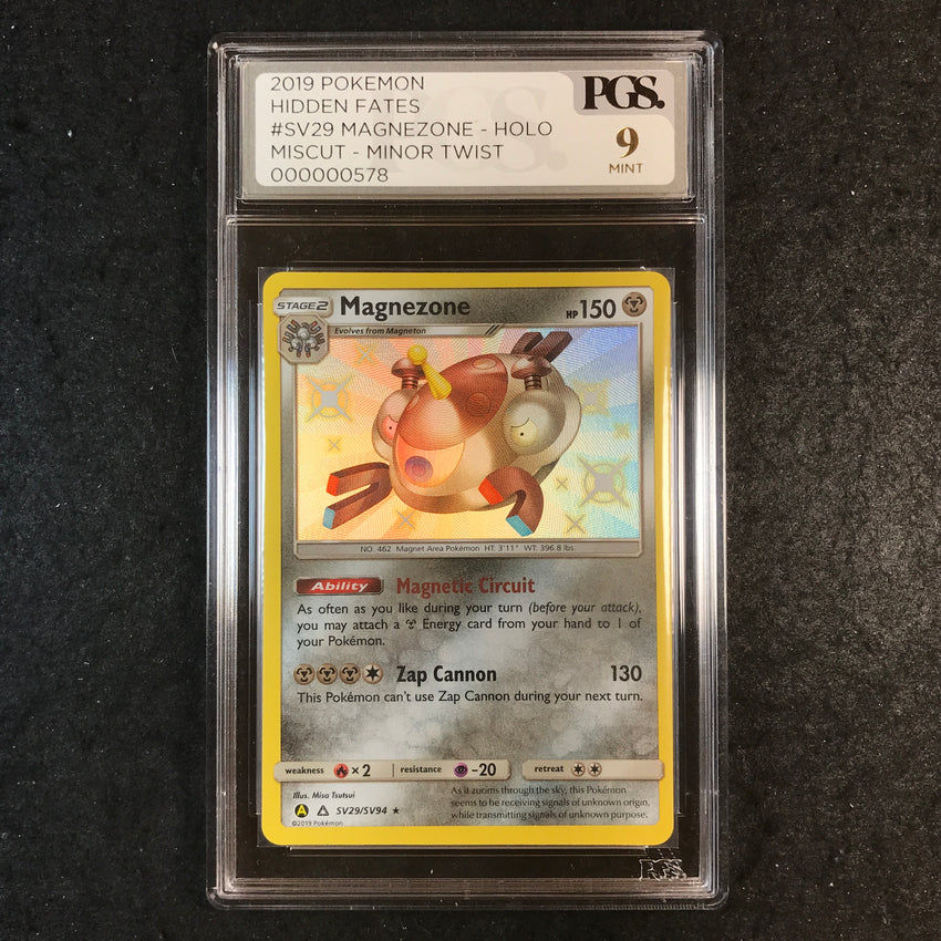 PGS 9 Magnezone - SV29/SV94 - Holo Hidden Fates MISCUT 578