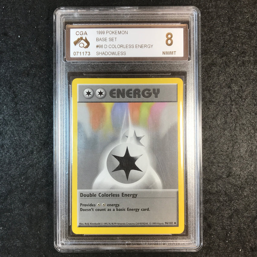 CGA 8 Double Colorless Energy - 96/102 - 1999 Shadowless Base Set Unlimited 173