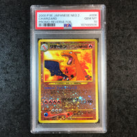 JAPANESE PSA 10 Charizard - #006 - 2000 Pokemon Reverse Foil Neo 2 Promo 506