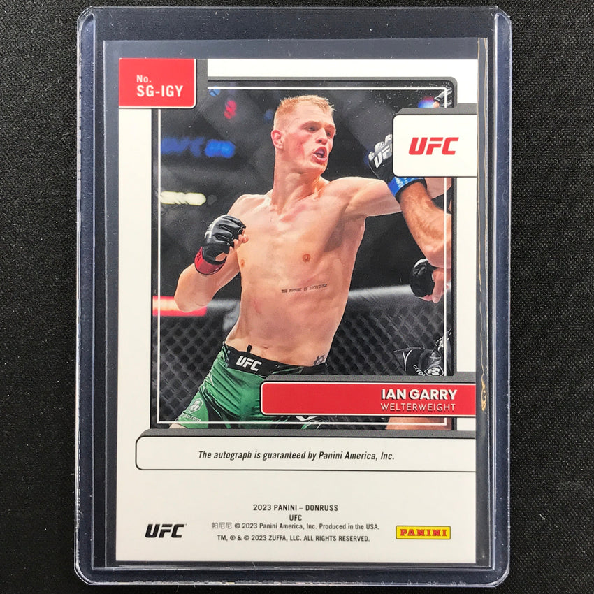 2023 Donruss Ufc Ian Garry Signature Series Auto Gold 1/10