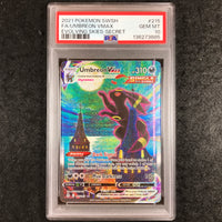 PSA 10 Umbreon VMAX - 215/203 - Alternate Art Secret Pokemon Evolving Skies 885