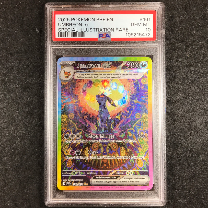 PSA 10 Umbreon ex - 161/131 - Special Illustration Rare Prismatic Evolution 472